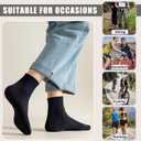 8-20 Pairs Mens Ankle Socks Athletic Running Low Cut Socks Men Performance Wicking Sport Sock (One Size)