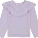 Lucky Brand Pullover Fleece Crewneck Sweatshirt (Purple, L)