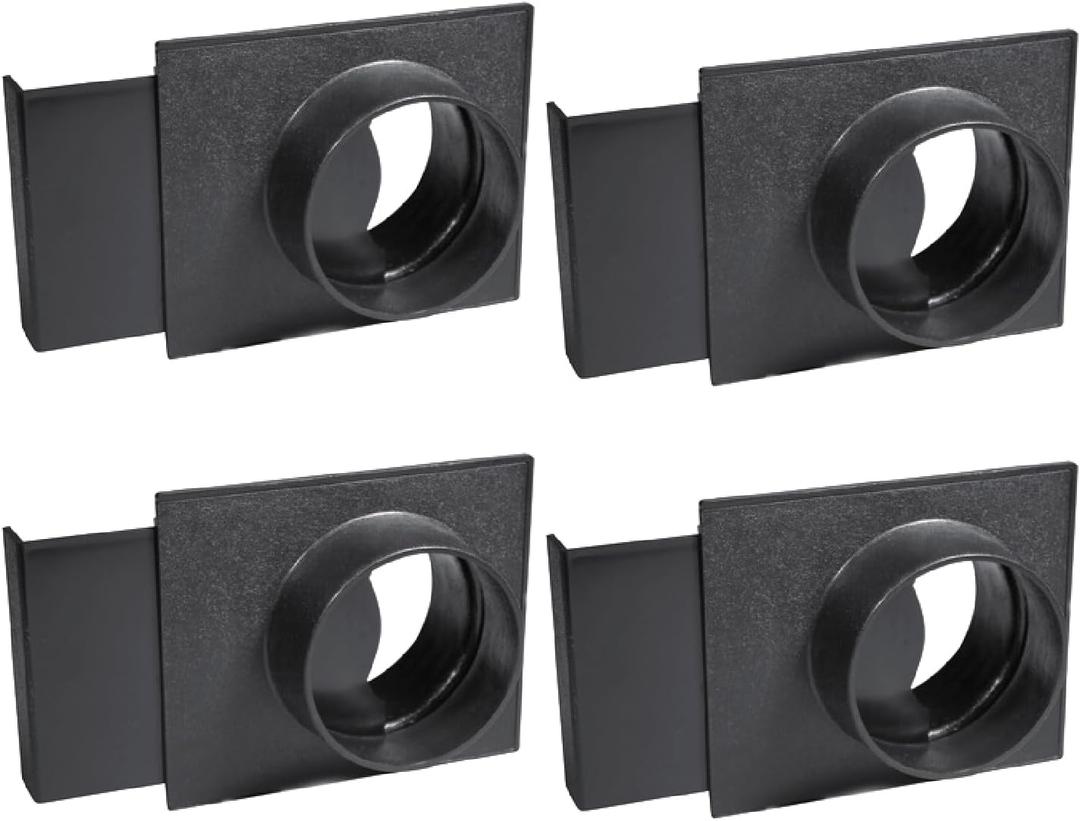 POWERTEC 70108-P4V 4 Inch Blast Gate for Dust Collector, Dust Collection Fittings, 4PK