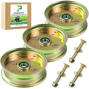 POSEAGLE 3 Pack 539132728 Idler Pulley Replaces 589766102 Husqvarna Idler Pulley 589766101 539112196 539131148 for Husqvarna 46" 48" 61" 54" Z246 RZ4623 MZ61 MZ6128 MZ52 MZ54 RZ46i RZ4824f Z248f Decks