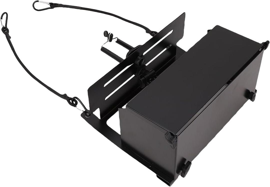 JTLB Steel Fence Phone Holder with Power Bank Clamp, Sunshade, for Sports Events