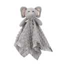 Pro Goleem Elephant Security Blanket, Soft Lovey Unisex Lovie Baby Gifts for Boys and Girls Snuggle Toy Stuffed Animal Newborn Essentials and Items Grey 16 Inch