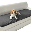 Bedsure Waterproof Couch Cover for Dogs Washable - Waterproof Blanket for Couch Sofa Cozy, Lightweight Furniture Protector for Pet Cat Quick Drying Puppy, Charcoal, 30x70IN