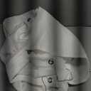 GORILLA GRIP Textured Shower Curtain, Thick Weighted Fabric, Wrinkle and Rust Resistant, Hotel Quality Design, Heavy Duty Curtains for Bathroom Showers, Bath Tubs, Machine Wash, 72x72, White