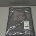 NICETOWN Thermal Insulated Grommet Blackout Curtains for Bedroom (2 Panels, W42 x L63 -Inch, Grey)