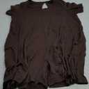 Women's Summer Short Sleeve V Neck Short Jumpsuit Loose Casual Romper Overalls Trendy Outfits With Pockets 2xl, Dark Brown