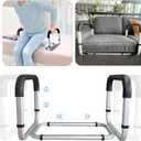 Chair Lift Assist Devices for Seniors Elderly Adjustable Couch Cane Stand Up Assist Mobility Aid Aluminum Sofa Stand Assist Chair Lift Assist Handle for Patients Seniors Disabled Elderly