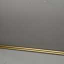 1 Inch Luxury Gold Double Curtain Rods 72-144 Inches (6 to 12 Ft), USFOOK Telescoping curtain pole with Sparkling Foil Finials, Long Double Window Rods for Kitchen, Patio
