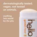 hello Golden Hour Aluminum Free Deodorant for Women and Men, 72-Hour Deodorant, Only 9 Ingredients, Baking Soda Free, Enriched with Shea Butter, Vegan, 2.6 oz Stick Deodorant (2 Pack)