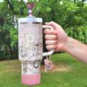 Use for Stanley Cup Accessories Charms 40oz 30oz,Compatible with Stanley Cup Letter Charms for Handle Silicone Boot,Straw Cover Topper & Sticker