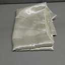 Ruisita Satin Party Tablecloth Table Cover 58 x 102 Inches Wedding Rectangle Bright Silk Tablecloth Table Cover Smooth Fabric Tables Decor for Wedding Banquet Decoration, Ivory