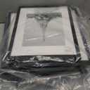 Upsimples 11x14 Picture Frame Set of 10, Display Pictures 8x10 with Mat or 11x14 Without, Multi Photo Frames Collage for Wall Display, Black