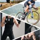 6 Pack Compression Shorts with Pocket Men Sports Workout Performance Athletic Running Underwear Shorts Spandex (Black, S)