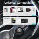 2025 Upgrade Smallest Retractable Car Charger, Merrtody 81W Max Ultra-Compact Fast Car Adapter with Retractable 30-inch USB-C Cable for iPhone 16/15/14, MacBook Pro, iPad, Galaxy, Pixel, and More