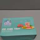 WIBIMEN Large Ice Cube Molds, Big Round Whiskey Ice Cube Trays for Freezer, Easy to Fill & Release, Whiskey Bourbon Cocktail(1.9In*6 Balls- Black/2 Pack)