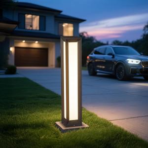 MVBT 31.5" Outdoor Pathway Lights, Waterproof Landscape Path Light Wired, 5.9"L × 5.9"W × 31.5"H