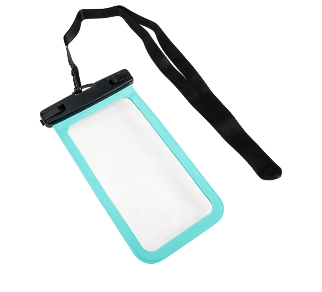 NEWPON Waterproof Floating Phone Case Ipx8 Waterproof Phone Bag for Sports Leisure Black