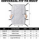 Hail Protector Car Cover SUV, Multi-Layer Cotton Padded Half Car Cover, Thickened Top Protection for Hail, Snow & Impact, Fits SUV L