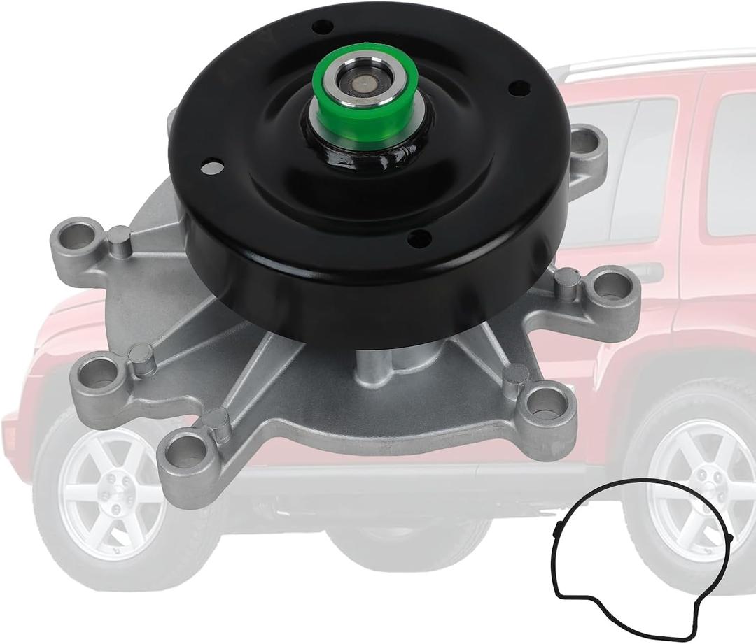 AW7163 Water Pump Kit with Gasket Compatible with Chrysler Aspen,Dodge Dakota/Durango/Nitro/Ram 1500,Jeep Commander/Grand Cherokee/Liberty,3.7L V6 4.7L V8 Engine