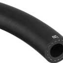 uxcell 1/2 inch ID Fuel Line Hose, 7/8 inch OD 2ft Black Oil Hose for Small Engines