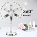 DEIOVWXS Makeup Mirror, 3000mAh Rechargeable Double-Sided Magnifying Vanity Mirror with 3 Colors, 1X/10X, Adjustable Brightness, Gifts for Mom, Mothers Day, Women, Wife, Girls, Dorm Room Essential