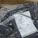 Fire Pit Spark Screen, Fire Pit Screen 36 Inch Round with Handle & Poker, Collapsible Heavy Duty Mesh Fire Pit Cover Fire Pit Lid for Outdoor/Patio/Backyard/RV Camping/Beach (Black)