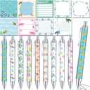 18 Pcs Turtle Desk Accessories, 9 Pads Cute Sticky Notes, 9 Kawaii Pens, 3 x 3 Inches Notepads Memo Pad for Office Supplies Meeting Students School Decor Teacher Gifts