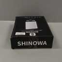 Heated Shower Mirror Fogless for Shaving, 3 Colors Stepless Dimmable Lights Fogless Mirror for Shower, Rechargeable Anti Fog Shaving Mirror for Shower with Razor Holder for Men, Light Memory Function (Black)