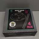 Mouse Trap Bucket- 5 Gallon Bucket Lid Mouse Rat Trap 4 Pack - Automatic Reset Flip and Slide Mouse Trap - Humane Mouse Rat Traps for Indoor Outdoor Use - Reusable Mouse Trap