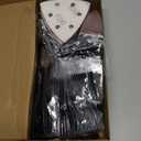 LEILUO 158 Pcs Multitool Blade Kits Cutting and Sandpaper Oscillating Tool Accessories Universal Oscillating Saw Blades with Storage Bag Compatible with DeWalt Makita Dremel and More