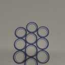 PATIKIL 10Rolls Highlighter Tapes, 0.24Inch x 16.40ft Transparent Marking Sticker Removable Clear Color Tapes Office Class Supplies for Teacher Book Reading Home Morandi Purple