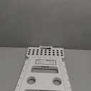 Delxo 13" Folding Step Stool for Kids and Adults, Non-Slip Foldable Step Stools with Handle,Plastic Portable Folding Stool for Bathroom,Bedroom,Kitchen,Hold up to 300lbs White