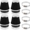 4PCS 54mm Air Intake filter Pod Cleaner Fit for Honda for Suzuki for Kawasaki Motorcycle Nighthawk CB750 for Yamaha