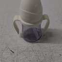 GROSMIMI Spill Proof no Spill Magic Sippy Cup with Straw with Handle for Baby and Toddlers, Customizable, PPSU, BPA Free 6 oz (White)