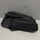 WOTOW Reflective Rear Rack Bag, Water Resistant Bike Saddle Panniers for Bicycles Ebike, 8L Trunk Cycling Back Seat Cargo Carrier Storage Pouch With Shoulder Strap for Travel Commute (Black)