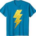 Kids Boys Lightning Bolt T-Shirt - Toddlers Kids Red Tee Shirt T-Shirt (Size 3T)