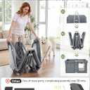 Foldable Large Dog Playpen 47.2"x47.2"x26.3" Indoor Outdoor Use
