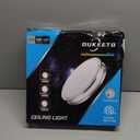 LED Flush Mount Ceiling Light - 10 Inch Ceiling Light Fixtures 3000/4000/5000K Adjustable, 16W (120W Equivalent), 1350LM, Dimmable Light Fixture for Bedroom, Kitchen, Bathroom, Energy Star, ETL