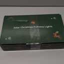 Solar Christmas Pathway Lights Outdoor Decorations, Solar Powered Snowflake Lights, Waterproof Xms Garden Stake Lights Outdoor Christmas Decorations for Patio Yard Porch Lawn, 4 Pack(White)