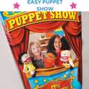 Fun Express Hand Puppets for Kids - 8 Multicultural Plush Puppets with Movable Mouths for Speech Therapy, Social Emotional Learning & Dramatic Play | 14 Inch Educational Toys for Classroom & Home Use