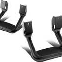 Auto Dynasty Universal Side Step for Pickups & Trucks, Aluminum, Black Coated, Set of 2