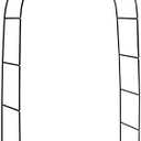 7.8 Ft Metal Garden Arbor Wedding Arch, 2 Sizes Free Combination for Various Climbing Plants, Birthday Party, Bridal Party Decoration (Green)