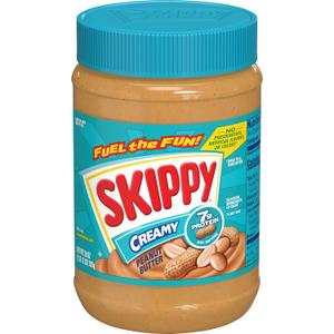 SKIPPY Creamy Peanut Butter, 28 Ounce Jar (EXP 06/13/26)