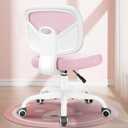 Primy Kids Desk Chair, Pink Study Chair for Boys Girls with Height Adjustable, Swivel Mesh Task Student Chairs for 4-12, Growing Teen Office Chair for Home/School/Office (Pink) (PR777)