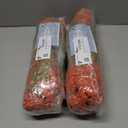 2 x Alupssuc 24 Bundles Artificial Fall Mums Flowers for Outdoors Decoration, UV Resistant Silk Violet and Faux Eucalyptus Autumn Fake Plants for Outside Indoor Yard Home Patio Porch Decor