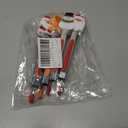 BESTonZON 4pcs Christmas Stainless Steel Food Tongs, Mini Tong Santa Snowman Gingerbread Man Style with Silicone Tips for Xmas Party