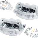 Front Brake Caliper with Bracket Compatible with Honda CRV 07-11, CRV AWD 12-16, Accord Crosstour 10-11, Crosstour 12-15, Odyssey 05-10, Acura RDX 07-12: 19B2958 + 19B2959