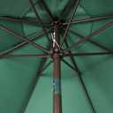 Blissun 9' Outdoor Patio Umbrella, Outdoor Table Umbrella, Yard Umbrella, Market Umbrella with 8 Sturdy Ribs, Push Button Tilt and Crank