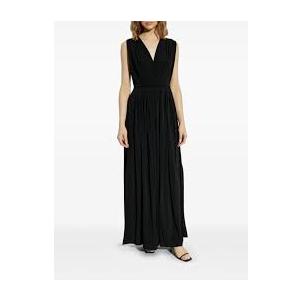 Women's Summer Dresses Short Sleeve Maxi Dress Casual V Neck Flowy Sundress L