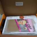 ijoy Burmese Curly Human Hair Wig with Spiral Curls End, 13x4 Lace Front Bob Wigs Tiny Body Wave 180 Density Pre Plucked Brazilian Tiny Knots 14 Inch Lace Frontal Wig Black Blend Curly